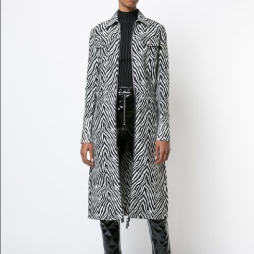 Helmut Lang Zebra Trench